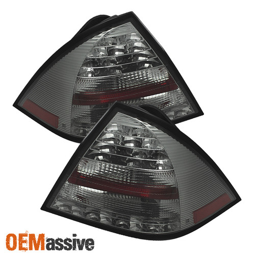 Fits 05-07 Benz W3 C230 C240 C280 C3 C350 C55 LED Smoked Tail Lights Brake Lamps
