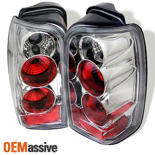 Fits 96-02 Toyota 4Runner Base Sr5 Limited Sport SUV Chrome Tail Lights Lamp Set