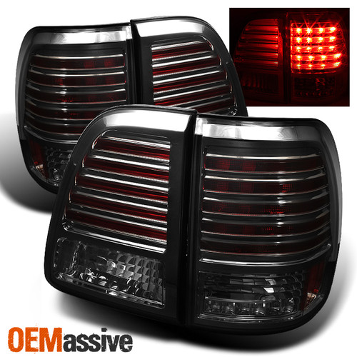 Fits 1998-2005 Toyota Land Crusier Smoked LED Tail Lights Replacement Set