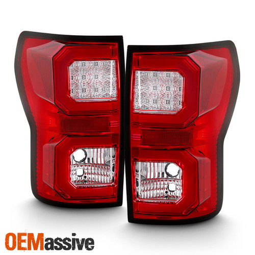 For 2007-2013 Tundra Pickup Tube Light Bar LED Red Tail lights LH+RH Replacement