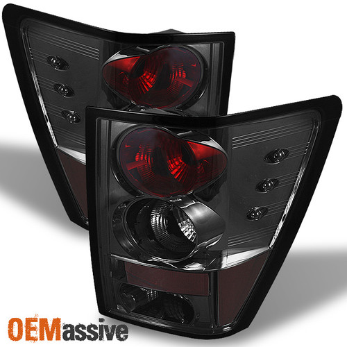 Fits Smoked 05-06 Grand Cherokee Altezza Tail Brake Lights Lamp Pair Left+Right