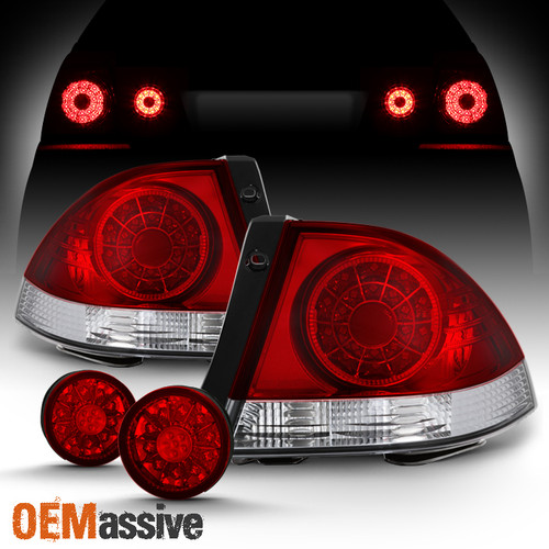 Fits 2001 2002 2003 Lexus IS 300 LH+RH Side LED Tail Lights w/Inner Trunk Lights