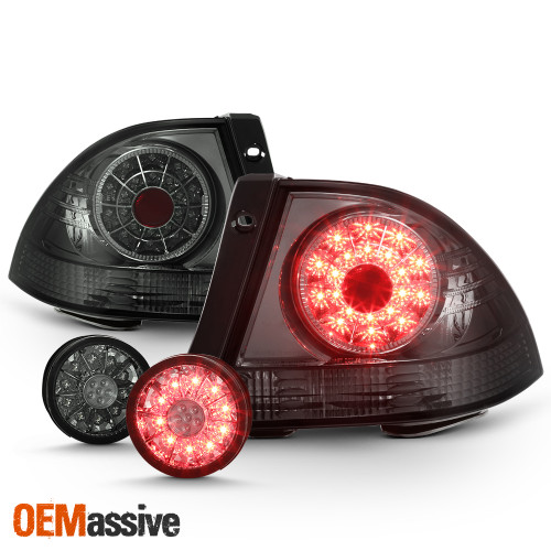 Fits Smoked 01-05 Lexus Is300 Altezza JDM LED Tail Lights W/LED Trunk Piece Set