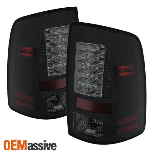 Fits *Black Smoke* 13-18 Ram Sport R/T Laramie Models LED Tail Lights Brake Lamp