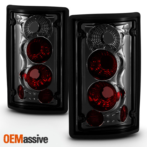 Fits 00-06 Excursion Pickup Truck 95-05 Econoline Smoked Tail Lights Brake Lamps