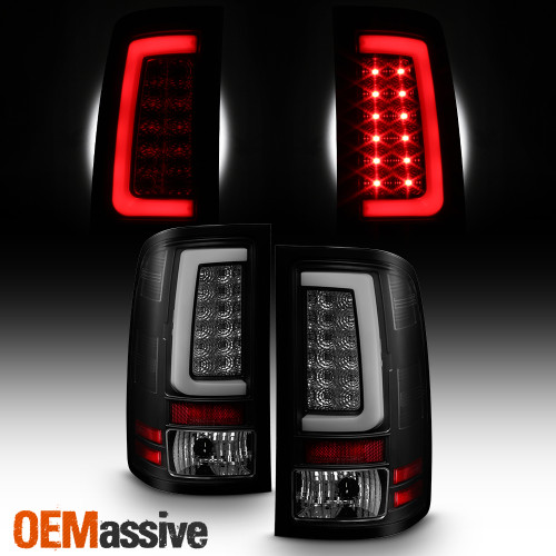 Fits 07-13 GMC Sierra 1500 | 07-14 2500HD/3500HD LED Tail Lights - Black Smoke