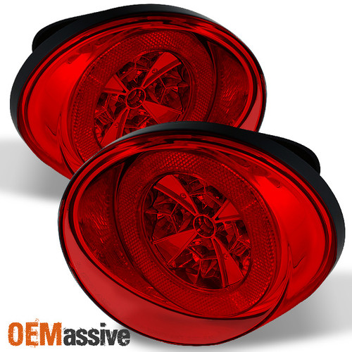 Fits 05-10 Chevy Cobalt Base Ls Lt Ss 2Dr Coupe LED Red Clear Tail Lights Lamps