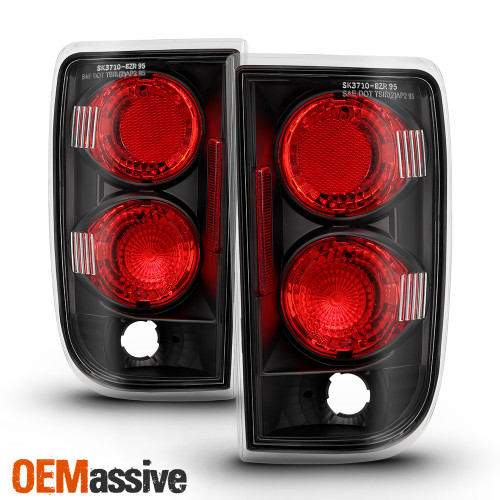 For Red Smoke 1995-2005 Chevy Blazer GMC Jimmy Tail Lights Brake Lamps Replacement Driver & Passenger Side ACANII 