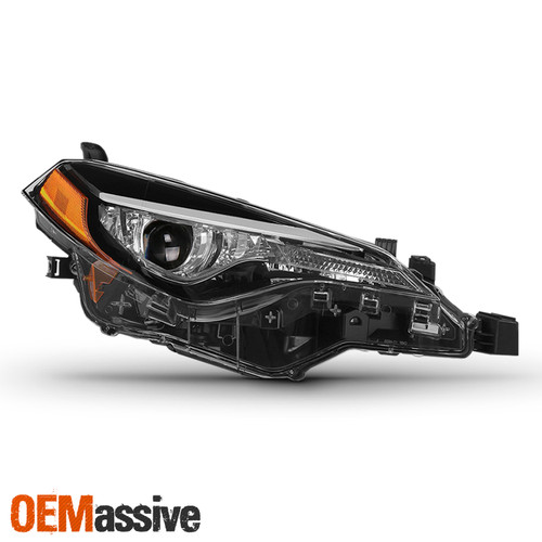 Projector Headlight For 2017-2019 Toyota Corolla LE Eco L LE LED Right Passenger