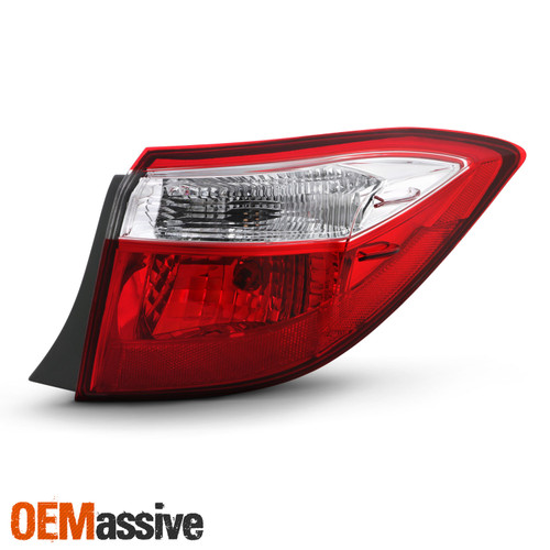 For 14-16 Toyota Corolla 4Door Sedan Red Clear Tail Brake Lamp Outer Passenger