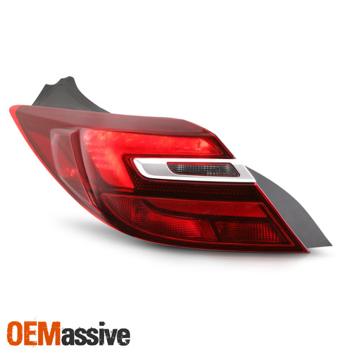 For 2014-2017 Buick Regal Sedan LED Running Red Clear Outer Tail Brake Lamp Left