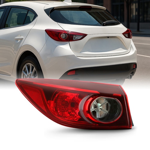 For 2014-2018 Mazda 3 Sedan Model Halogen Type Outer Tail Light Driver Left Side