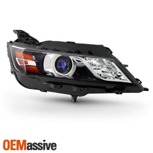 For 2014-2020 Chevy Impala HID/Xenon Non-AFS Projector Black Headlight Passenger