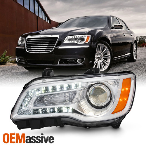 For 2011-14 Chrysler 300 LED Light Bar [Halogen Type] Projector Headlight Driver