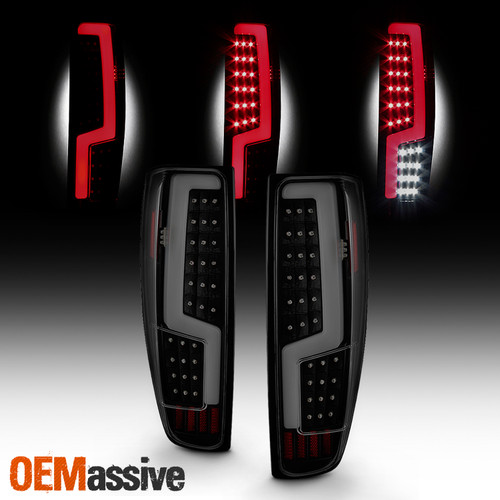For Colorado Canyon i-280 i-350 i-290 i-370 Full LED Tube Black Smoke Tail Light