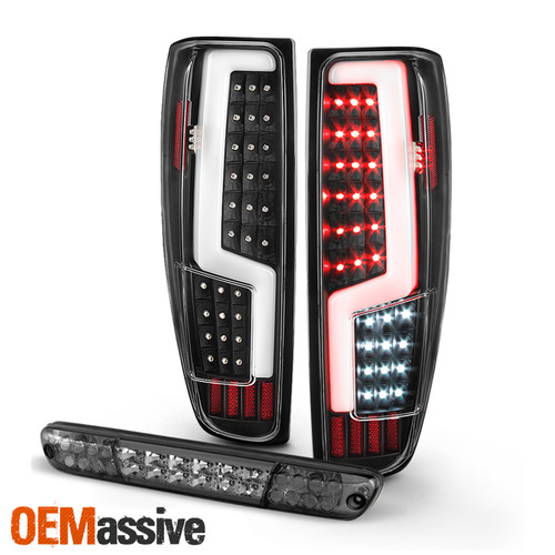 For Colorado Canyon i-280 i-350 i-290 i-370 LED Tube Black Tail Light +3Rd Brake