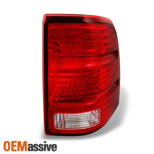 Fit 02-05 Explorer Red Clear Passenger/Right Side Tail Lightss Replacement