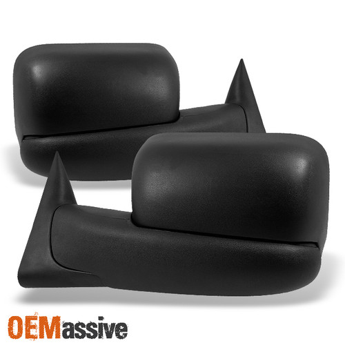 Fit 94-97 Dodge Ram 1500 2500 3500 Power Towing Flip Up Trailer Side Mirrors