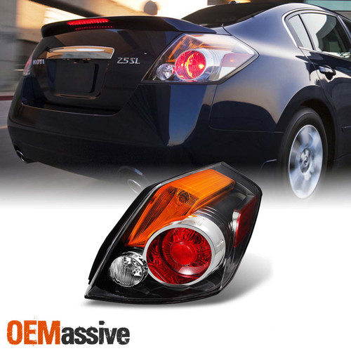 Fits 2007-2012 Altima 4-Door Sedan Chrome Taillight Passenger Right Replacement
