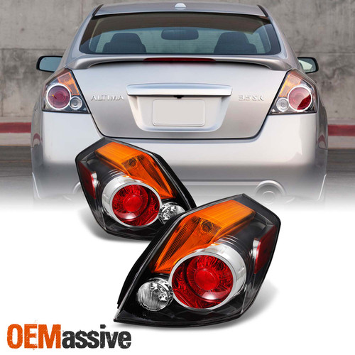 Fits 2007-2012 Altima 4dr Sedan Taillights Tail Lamp Replacement Left+Right Set