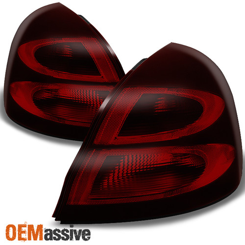 Fit 04-08 Pontiac Grand Prix Dark Red Rear Tail Lights Tail Lamps Replacement