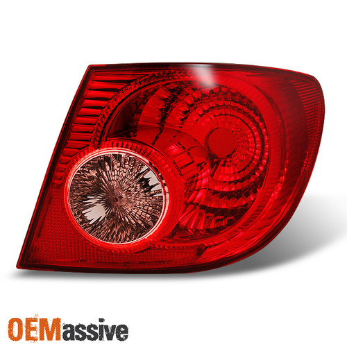 Fits 03-08 Toyota Corolla Outer Piece Tail Light Passenger Right Side Replace