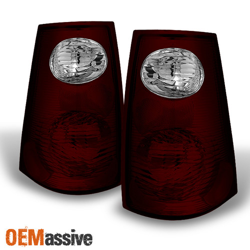 Fit 01-05 Ford Explorer Sport Trac Dark Red Tail Lights  Replacement