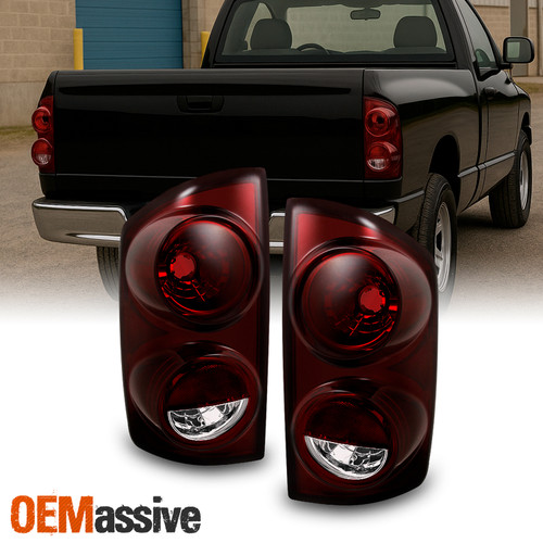 Fit 07-08 Dodge Ram 1500/ 07-09 2500 3500 Dark Red Tail Brake Lights L+R