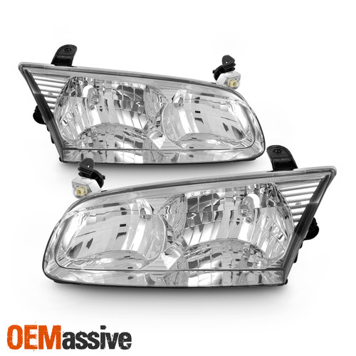 [OE Style]For 2000 2001 Toyota Camry Chrome Bezel Inner Side Headlight Lamp L+R