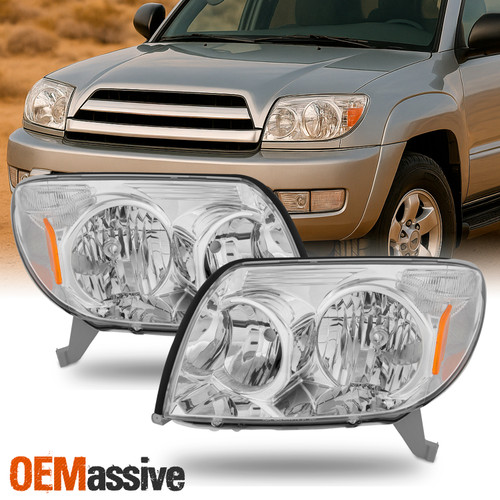 Fits 03 04 05 4Runner Sport SUV Headlights Lamps Replacement Left+Right 2003-2005