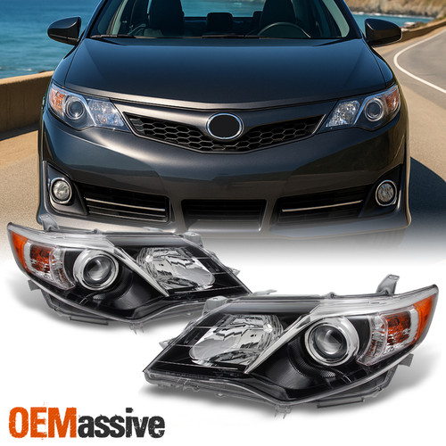 Fits 2012-2014 Camry Headlights Light Lamps Left+Right Replacement  12 13 14