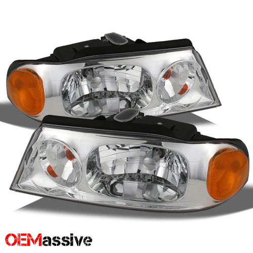 Fits 98-02 Lincoln Navigator Replacement Clear Headlights Headlamps Left + Right
