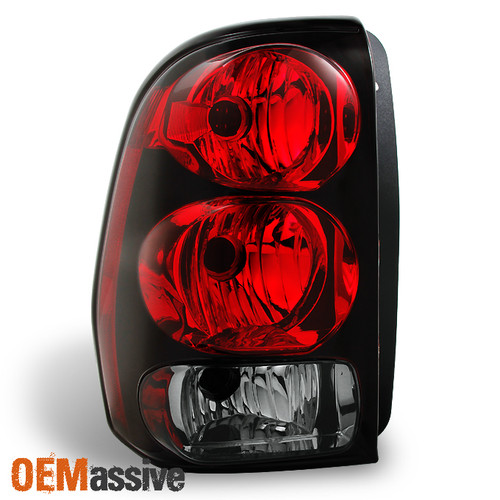Fit 02-09 Trailblazer Red Clear Driver Left Side Tail Lights Replacement