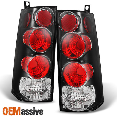 Fit 2003-14 Chevy Express GMC Savana 1500 | 03-2024 2500 3500 Black Tail Lights