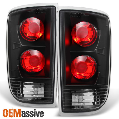 Fit 1995-2004 Chevy Blazer S10 GMC Jimmy Envoy Black Taillights Replacement