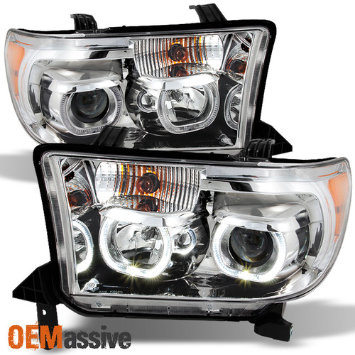 *GAZE* Fits 07-13 Tundra *GEN VI* Halo Projector SMD LED Headlights Headlamp