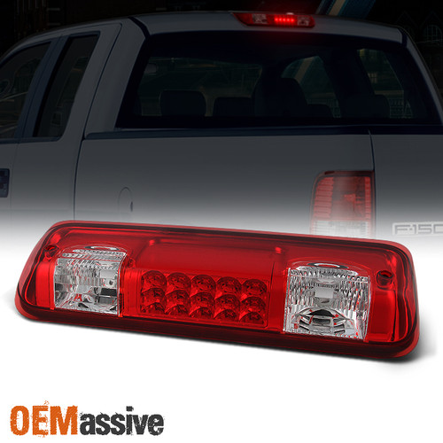 Fit 2004-2008 Ford F150 07-10 Explorer Sport Trac LED 3rd Brake Tail Light Red