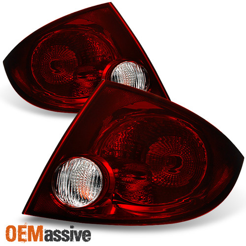 Fit Chevy Cobalt / Pursuit / G5 Sedan Dark Red Tail Lights Lamps Left + Right