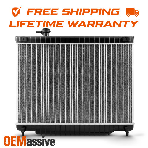 Aluminum Radiator 2458 For 4.2L Rainier Trailblazer Envoy Ascender Bravada 9-7X
