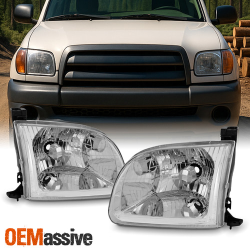 Fit 00-04 Toyota Tundra Standard Limited Access Cab Pair Headlights Headlamp