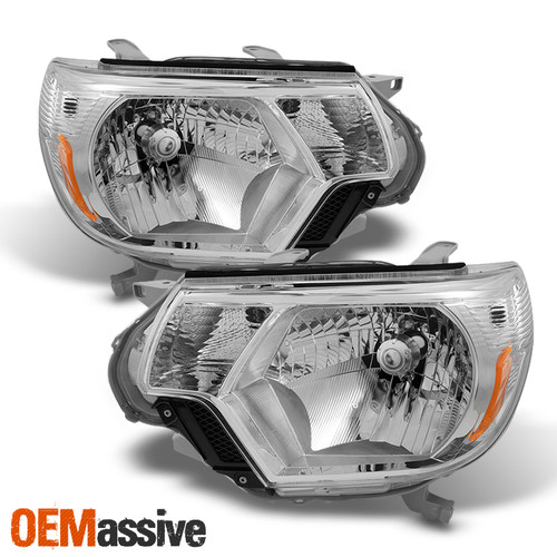 Fits 2012-2015 Toyota Tacoma Headlights Light Headlamps Lamp 12-15 Left + Right