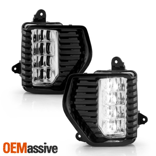 For 2019-2022 GMC Sierra 1500 Denali Crew Cab Full LED Fog Lights Pair w/ Switch