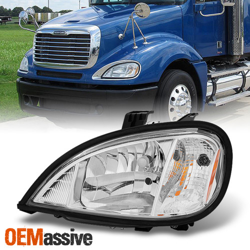 Fits 04-17 Freightliner Columbia semi-trailer Driver LH Left Side Headlight Lamp
