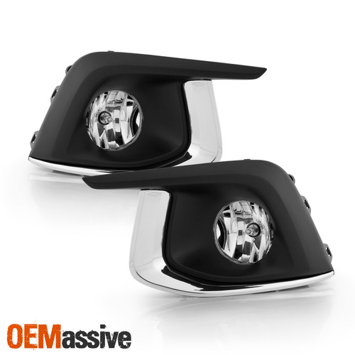 For 2017-2020 Chevy Sonic Sedan [Non-RS] Clear Fog Lights w/ Bracket Switch Bulb