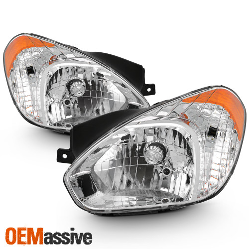 Fits 2006-2011 Accent Sedan Hatchback Headlights Replacement 06 07 08 09 10 11