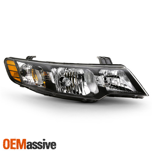 For 2010-2013 Forte Sedan Hatchbak Black Headlight Halogen Sty Passenger Right