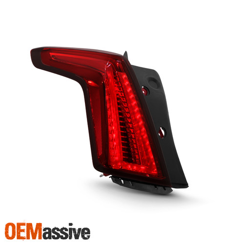 Fit 2020-2022 Cadillac XT5 OE Full LED Tail Lights Dark Red Housing  - Left
