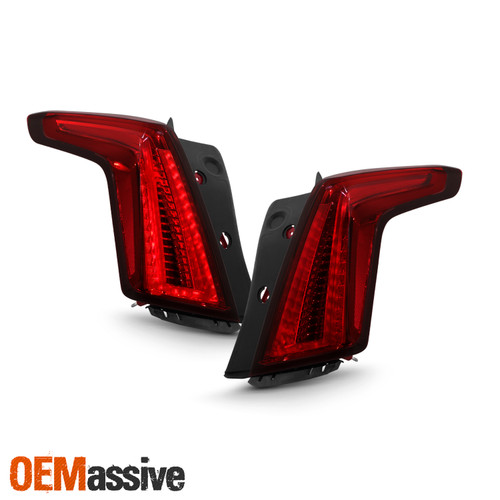 Fits 2020-2022 Cadillac XT5 Factory Style Full LED Tail Lights Pair Housing
