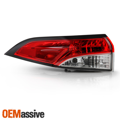For 2020-2024 Toyota Corolla [US Built] Sedan Red Clear Outer Tail Light Driver
