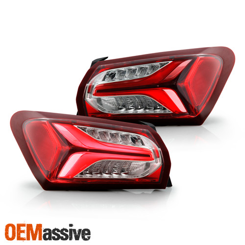 Fits 2019-2022 Chevy Malibu OE Style LED Tail Light - Pair Outer Housing